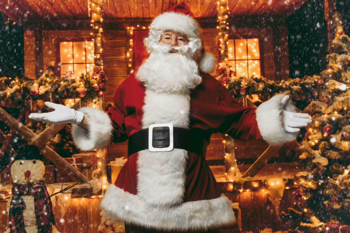 Weihnachtsmann oder auch Väterchen Frost, Santa Claus, Père Noël, das Christkind und Sinterklaas